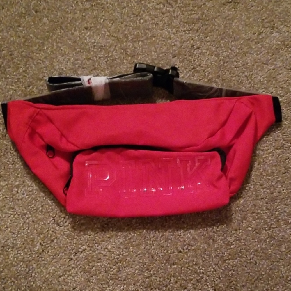 New Victoria's Secret PINK Belt Bag Fanny Pack Red
